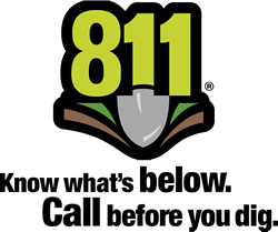 811 Call before you dig