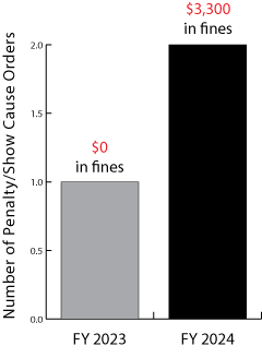 FY Telecom Penalty Order Summary 2024