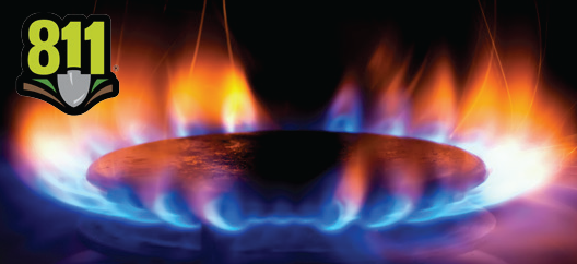 image of natural gas stovetop fire