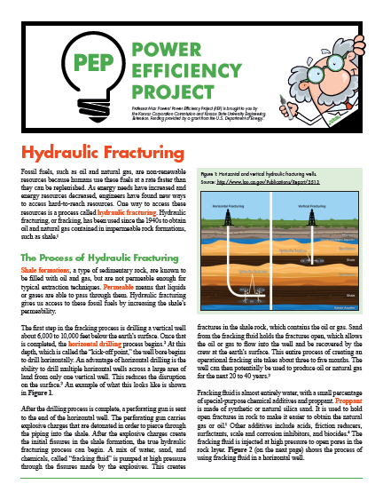 Hydraulic Fracturing Fact Sheet